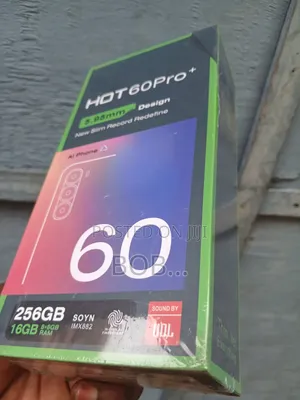 New Infinix Hot 60 Pro+ 256 GB Black