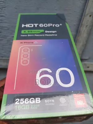 New Infinix Hot 60 Pro+ 256 GB Black