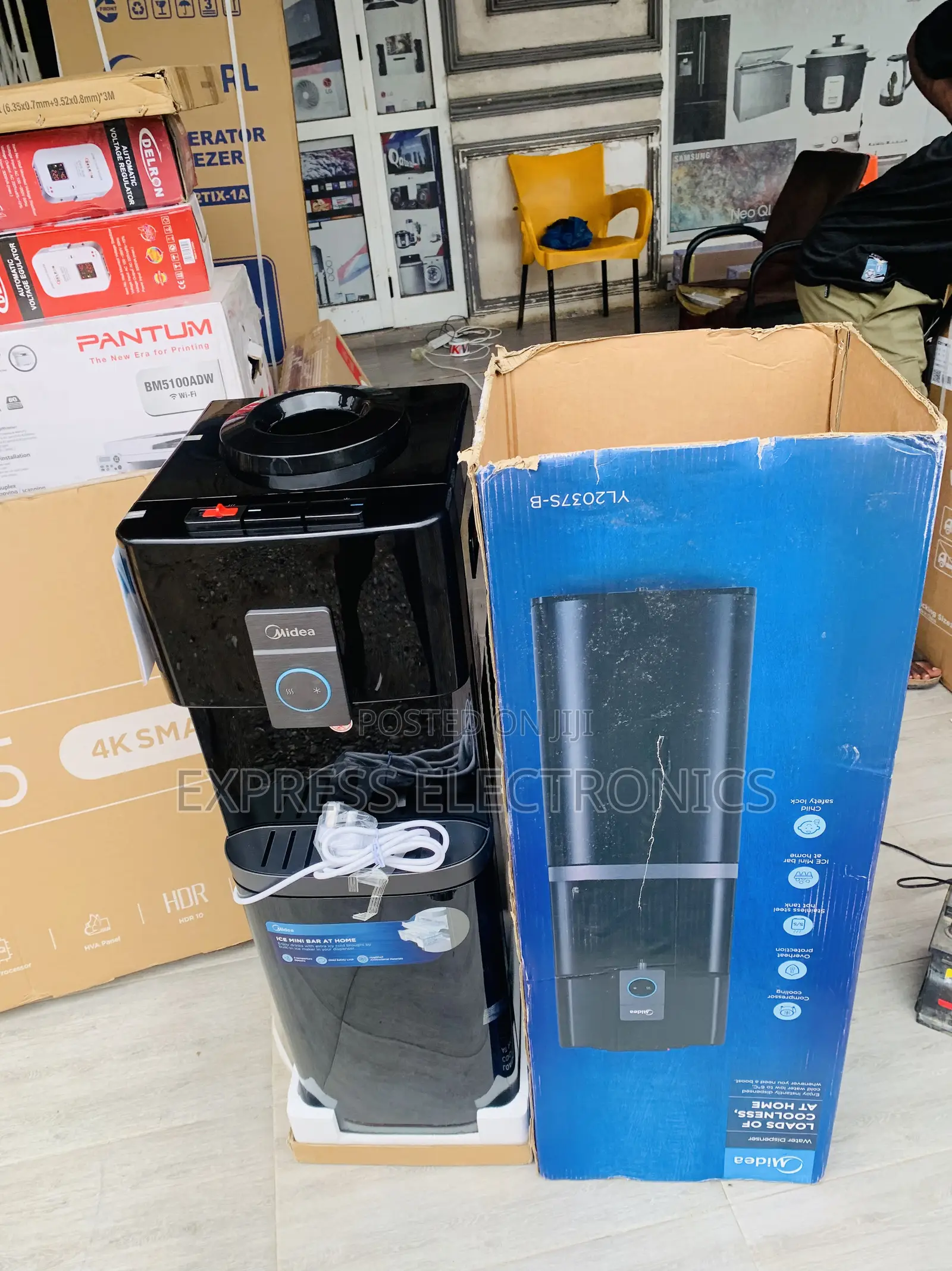 Place Your Order for Midea Top Loading Water Dispenser- Black Yl2037s-