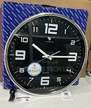 Vicstar Wall Clock Hidden Camera, Wall Clock Wi-fi Security Spy Camera