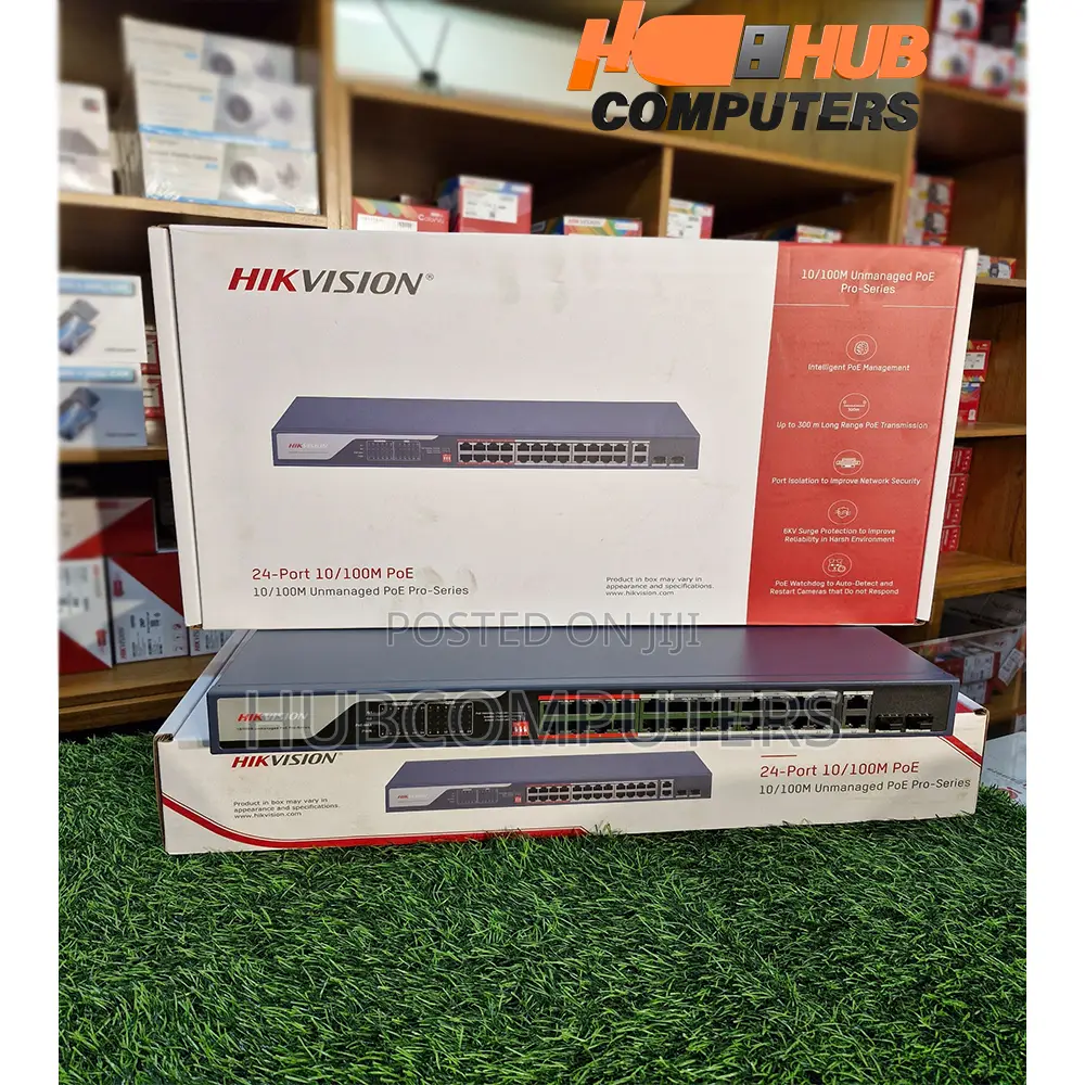 Hikvsion Ds-3e0326p-E(C) 24 Port Unmanaged Poe Pro- Series Switch