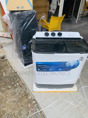 Quick Wash and Spin Midea 7.0kg Semi Auto Washing Machine Mf100w70/W-