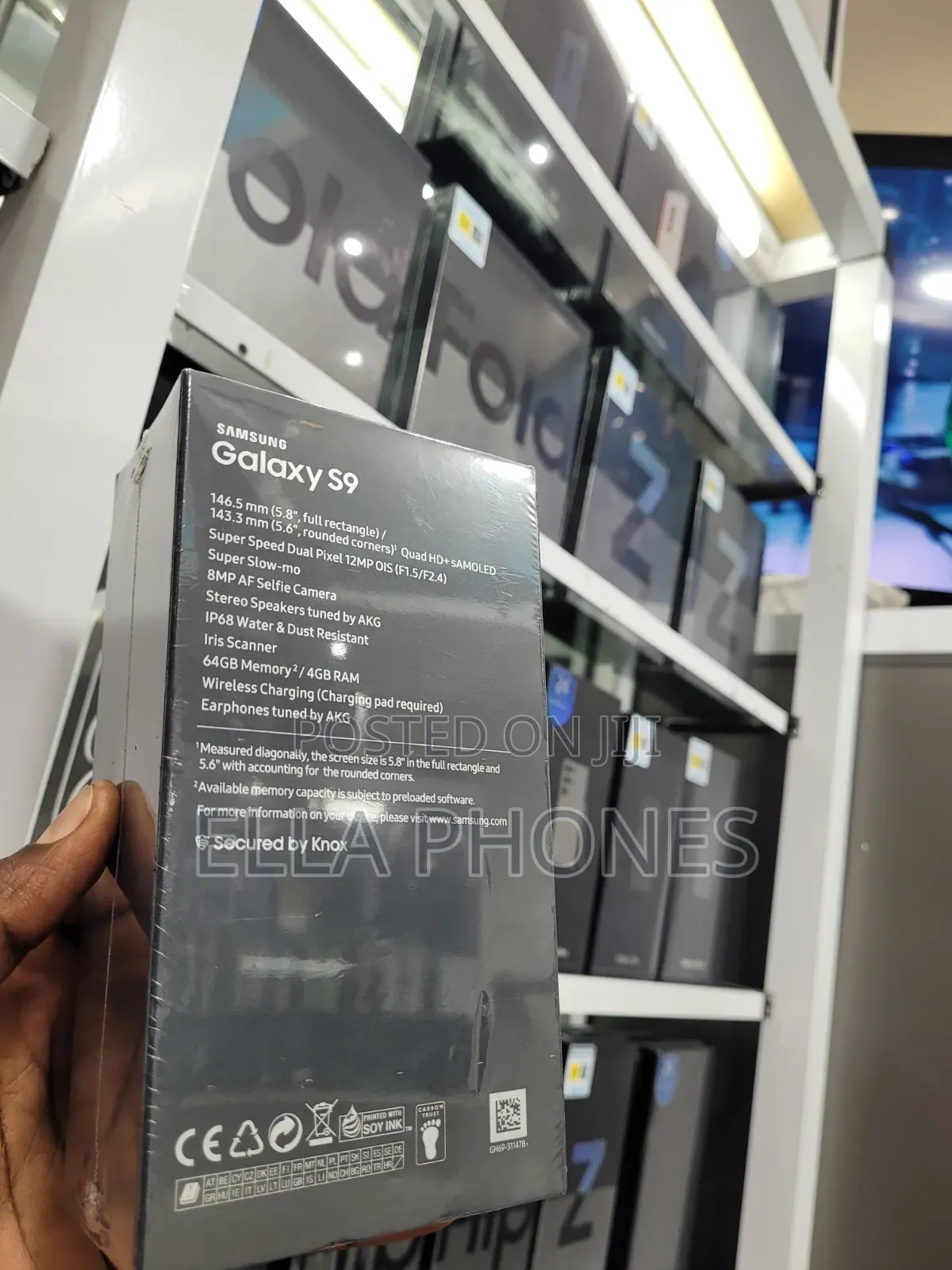 New Samsung Galaxy S9 64 GB Black