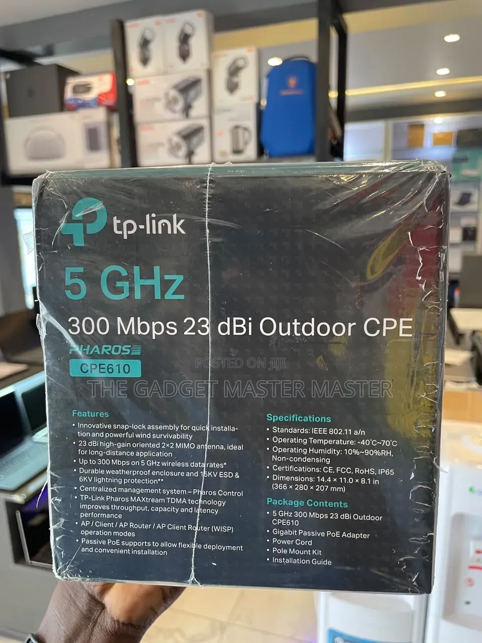 Tp-Link 5ghz 300 MBPS Cpe610 23 Dbi Outdoor Cpe Router