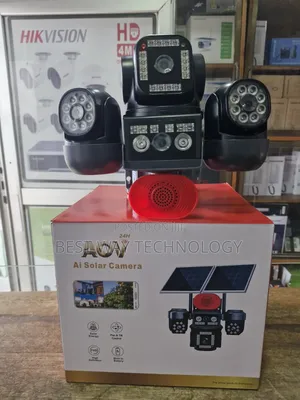 4 Lens PTZ Solar Camera 4g Aov