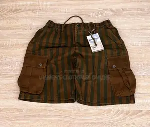 Solid Solid Khaki Sidepock Short Available From Waist 32-38