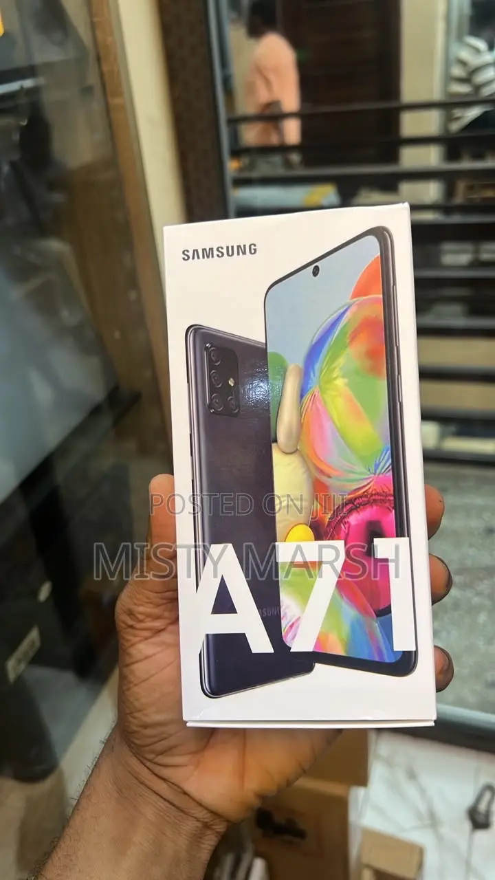 New Samsung Galaxy A71 128 GB Black