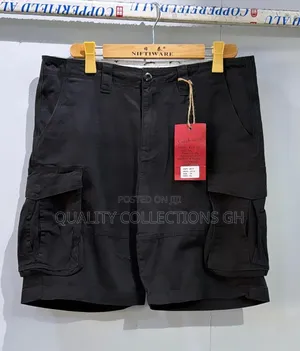 Khaki Side Pockets Shorts