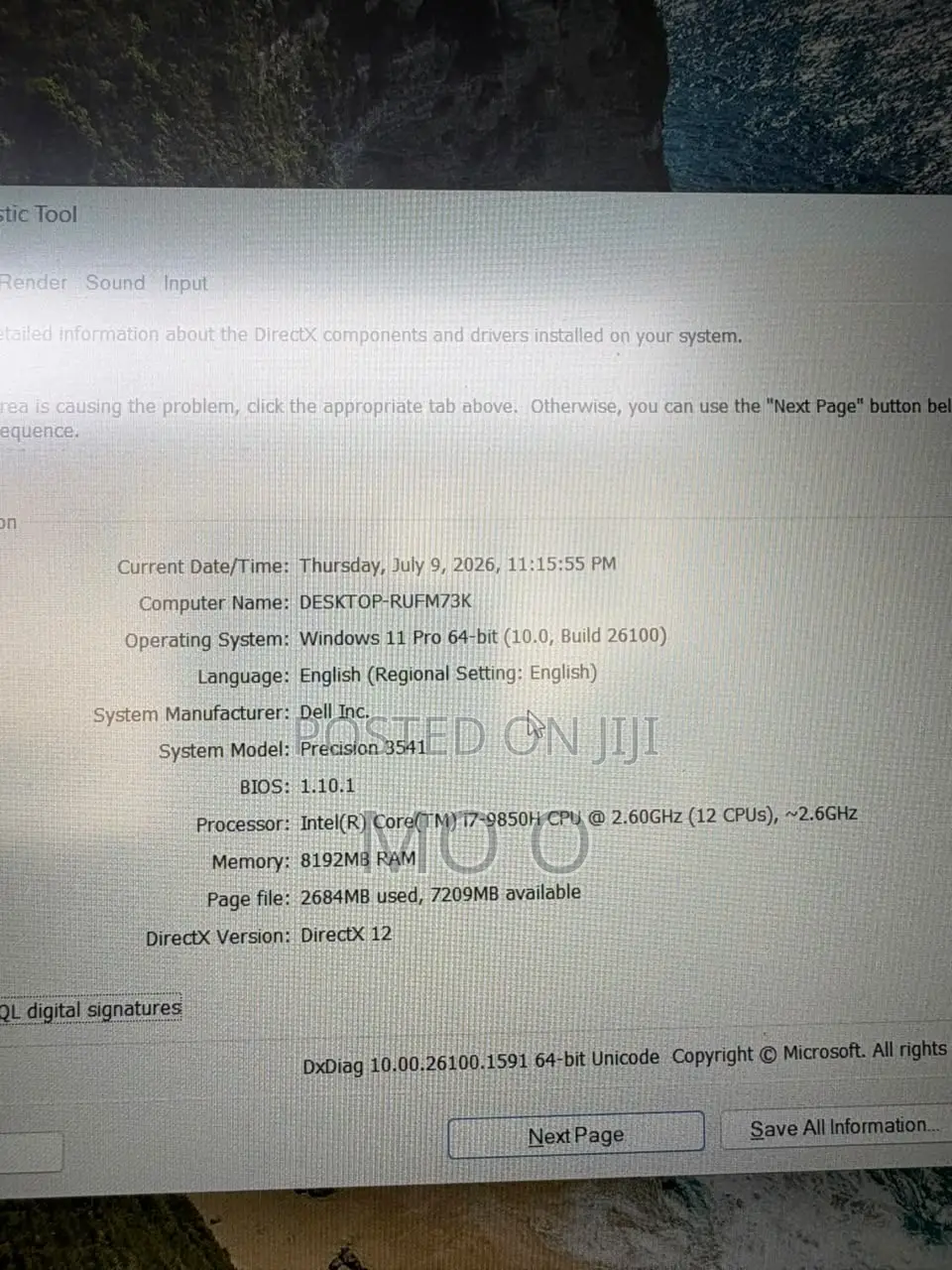 Laptop Dell Precision 3510 8GB Intel Core i7 SSD 512GB