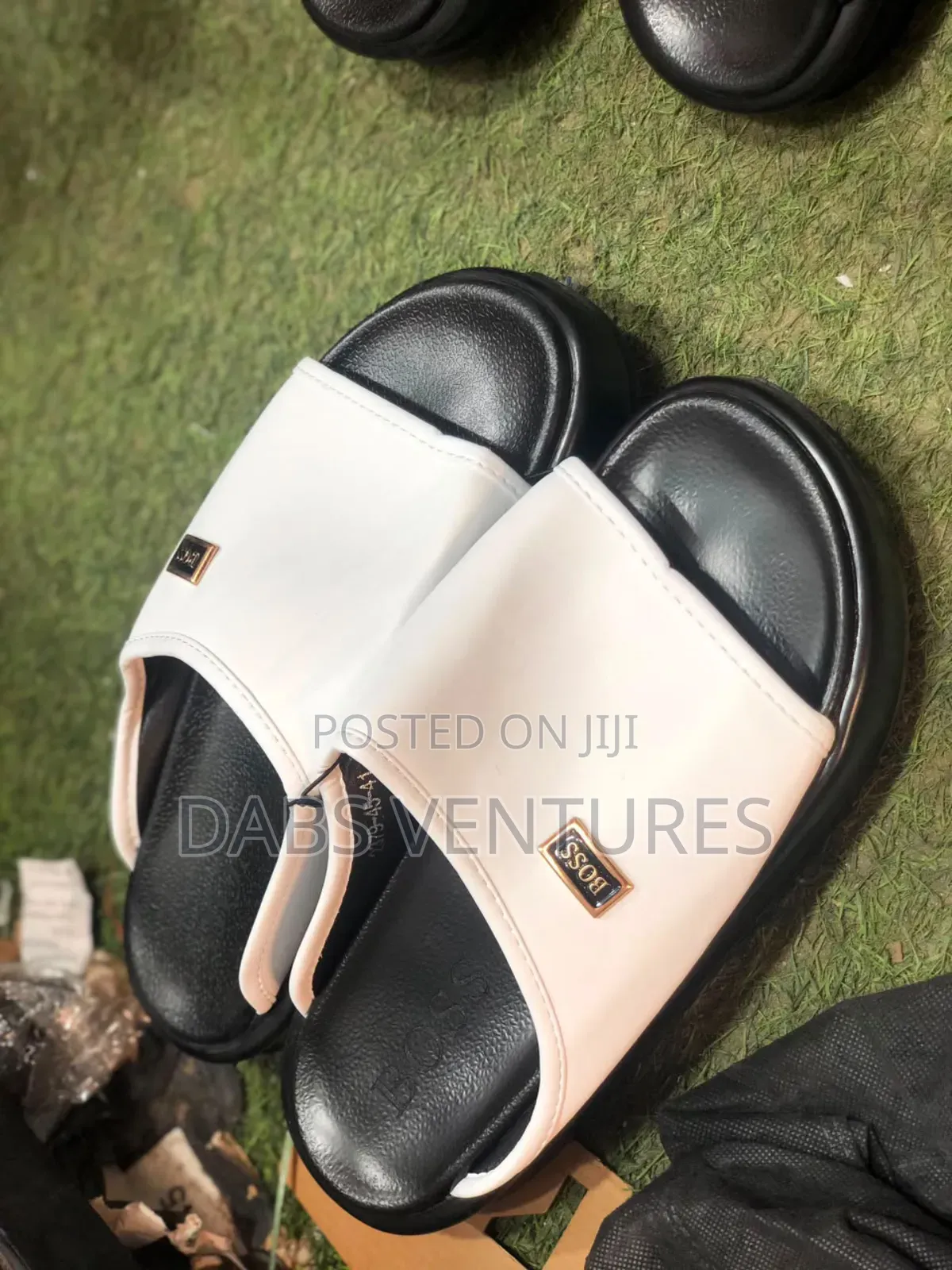 Boss Stepper Slide Slippers.