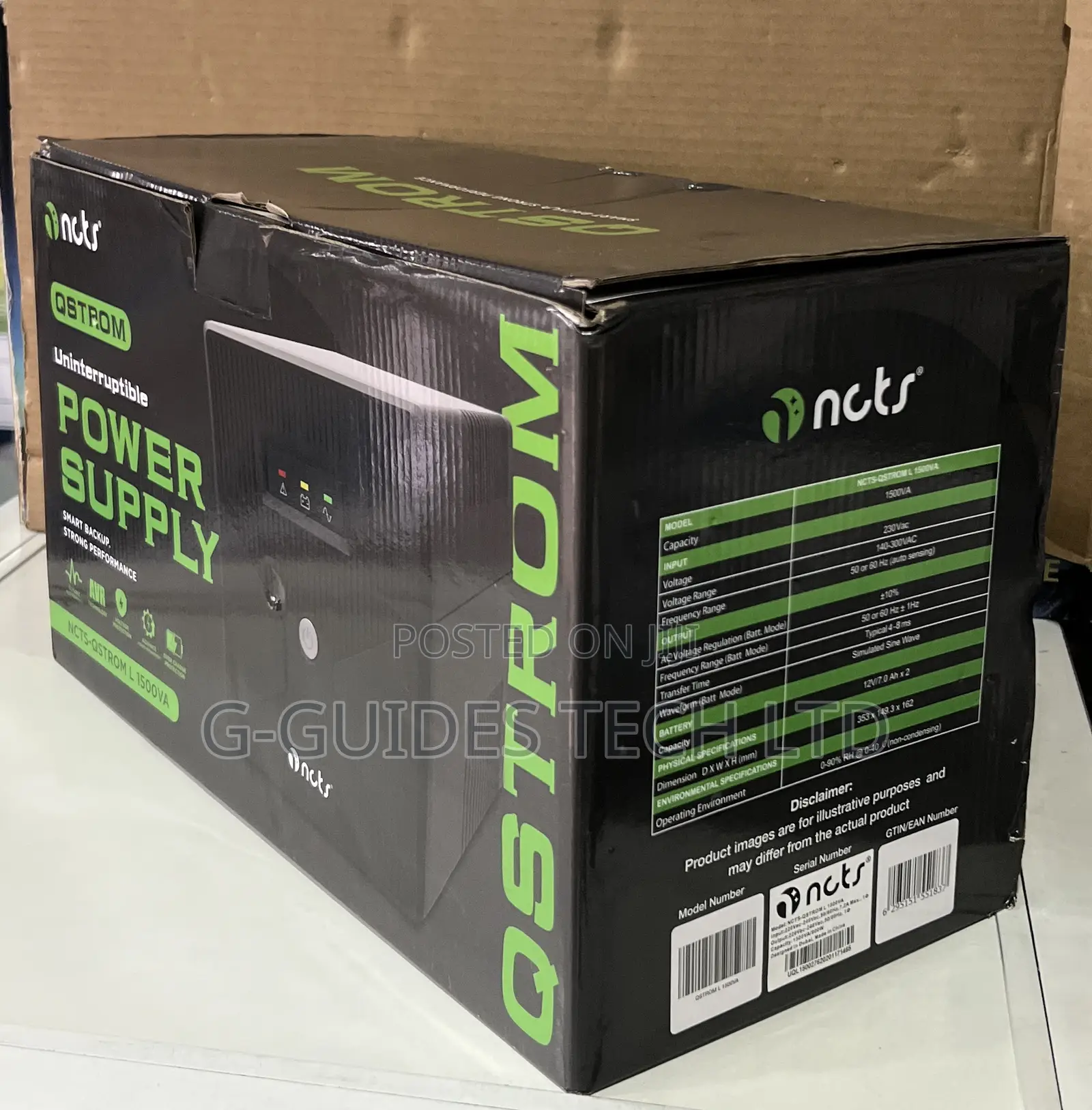 1500va NCTS Ups, NCTS 1500va Backup Ups 900watt
