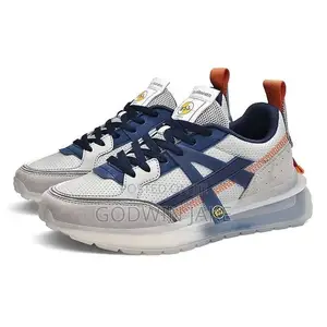 Adidas A55 Premium Casual Lifestyle Sneakers – White/Blue