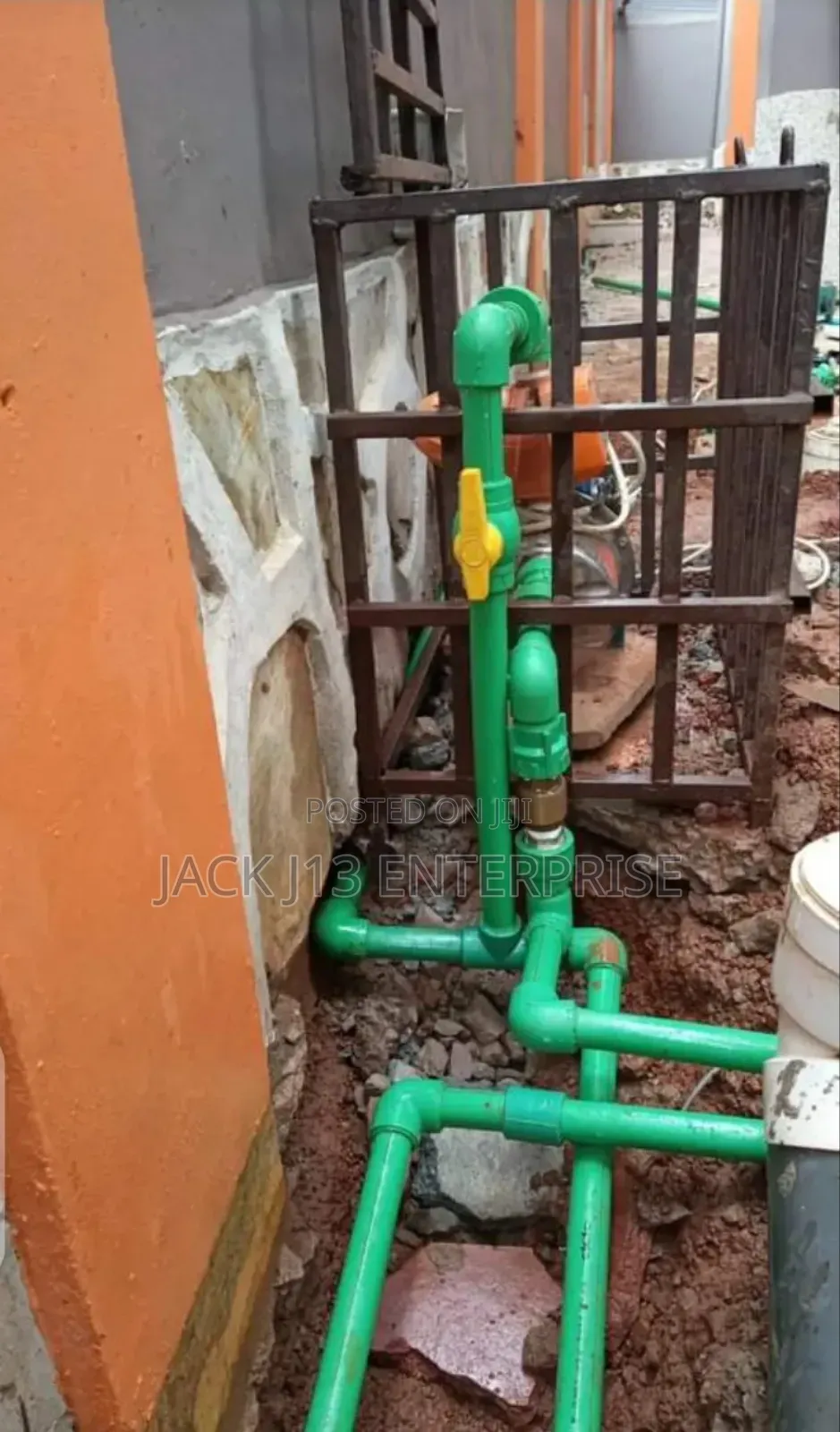Installation of Sewage Pipes