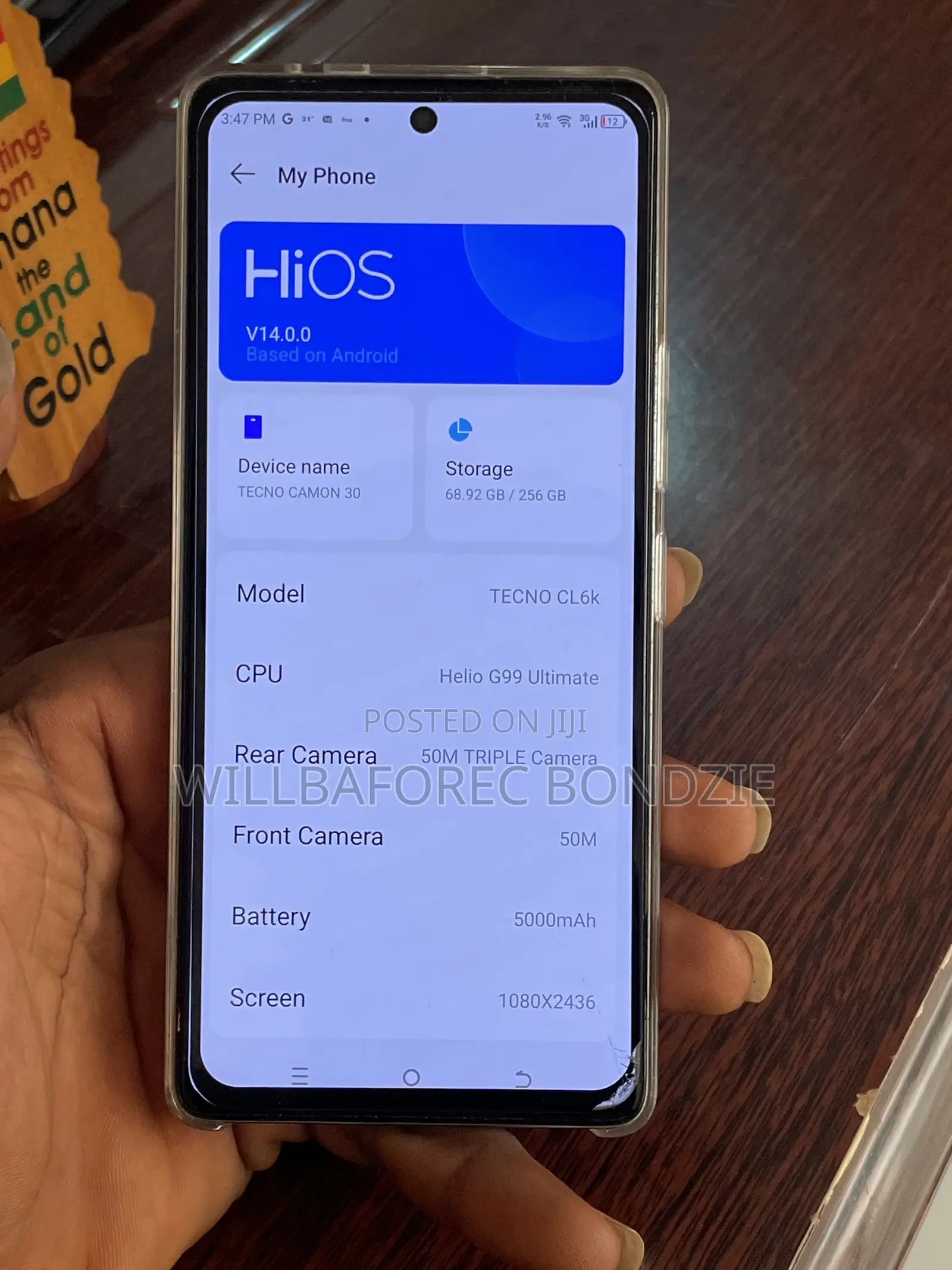 Tecno Camon 30 5G 256 GB Silver