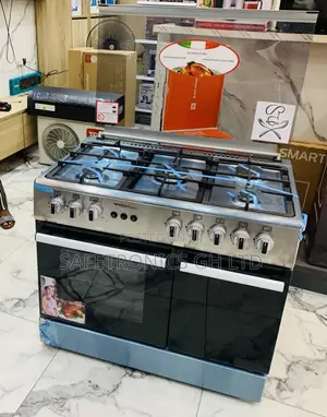 Top Class Mediatech 5 Gas Burner With Oven, Grill, and Auto Rotisserie