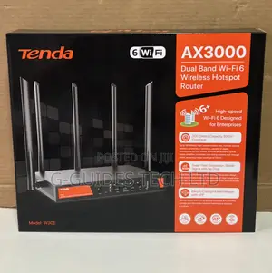 Tenda W30e Ax3000 Dual Band Wi-Fi 6 Wireless Hotspot Router