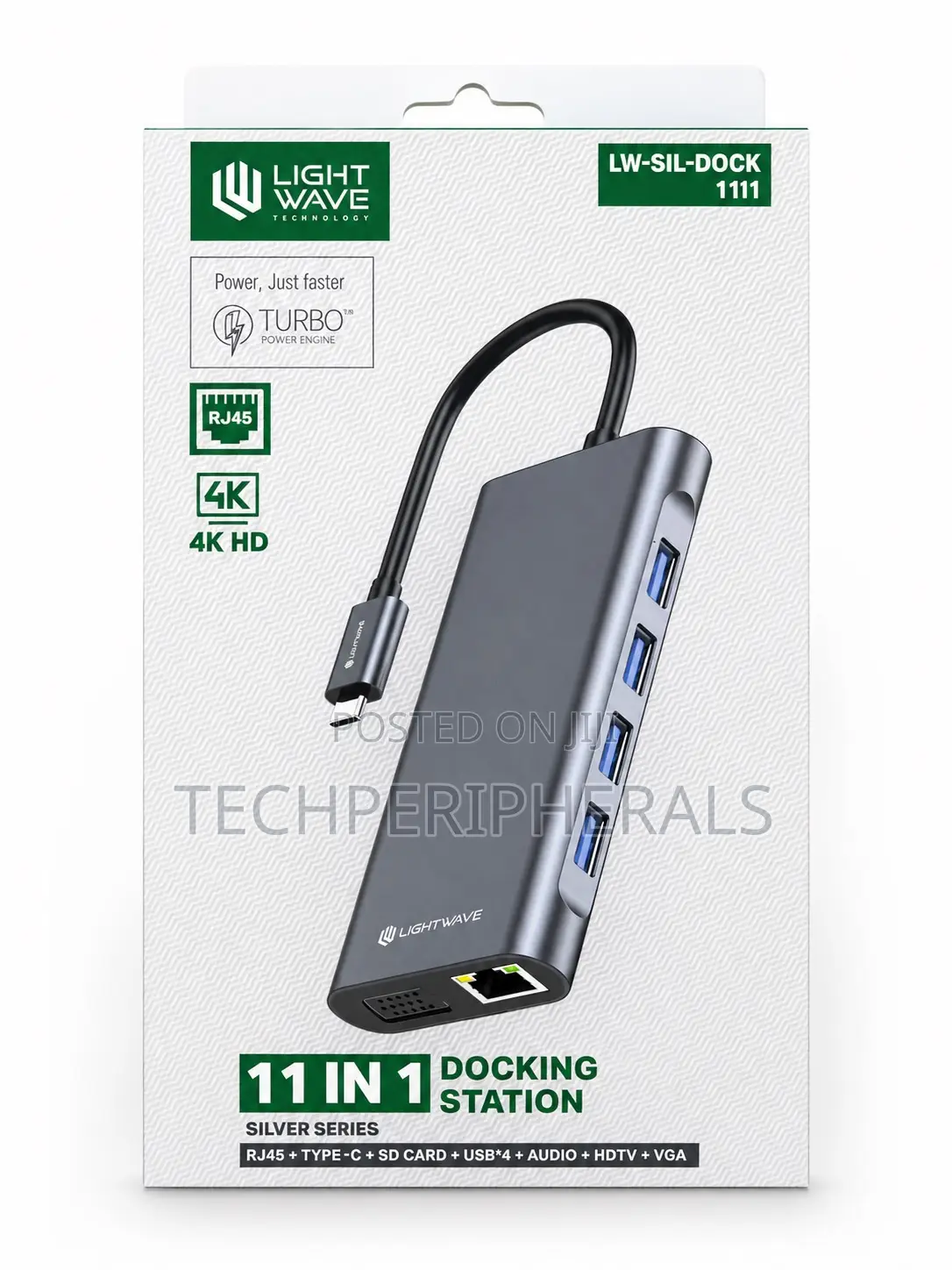 Lightwave Lw-Sil-Dock-11i1 – 11-in-1 Usb-C Docking Station