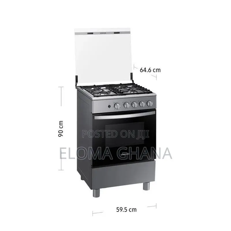 Samsung 4 Burner Nx24bg45411vgh Gas Cooker W/ Grill , Auto Ignition