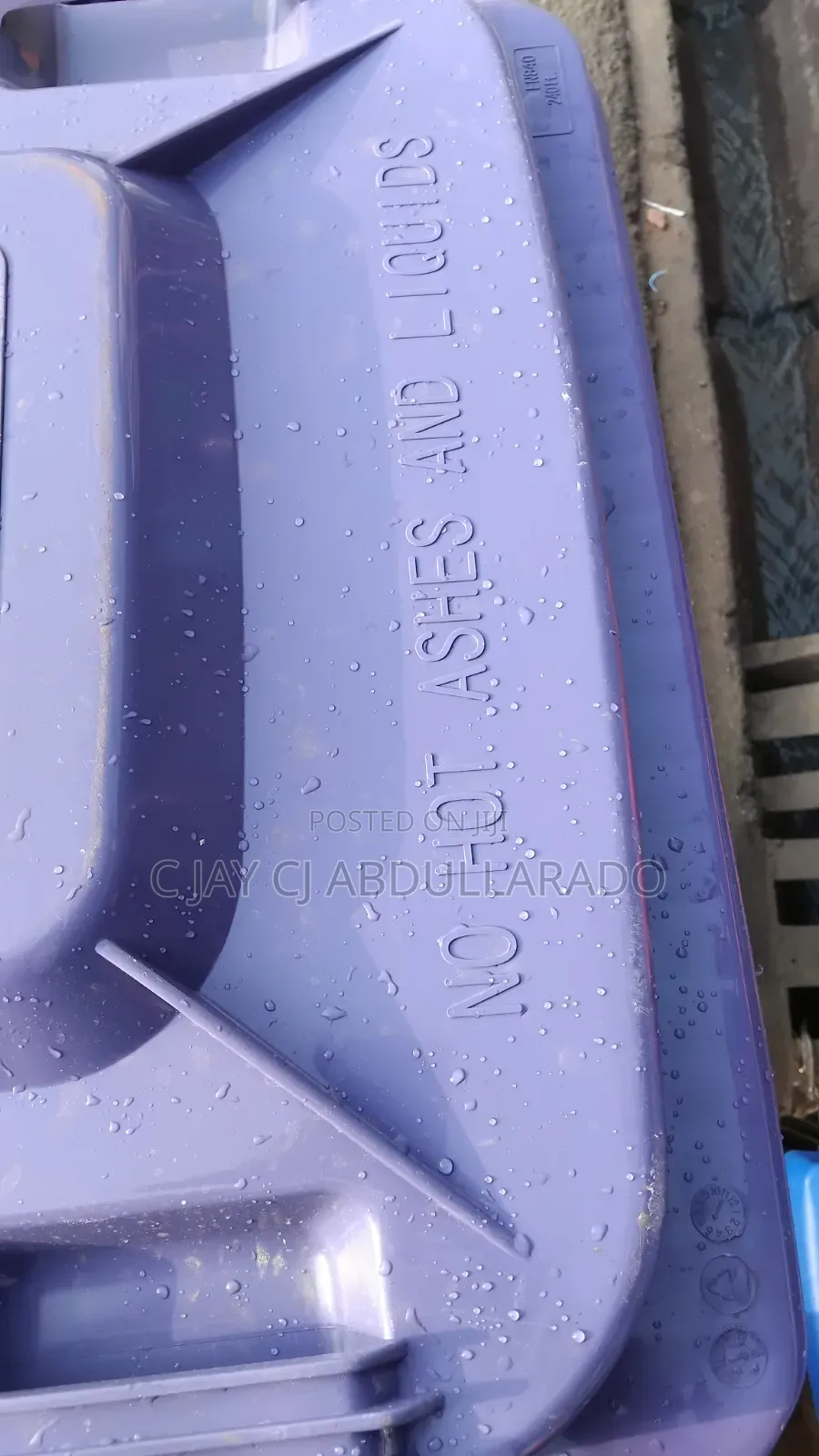Big Trash Bin With 2 Tire