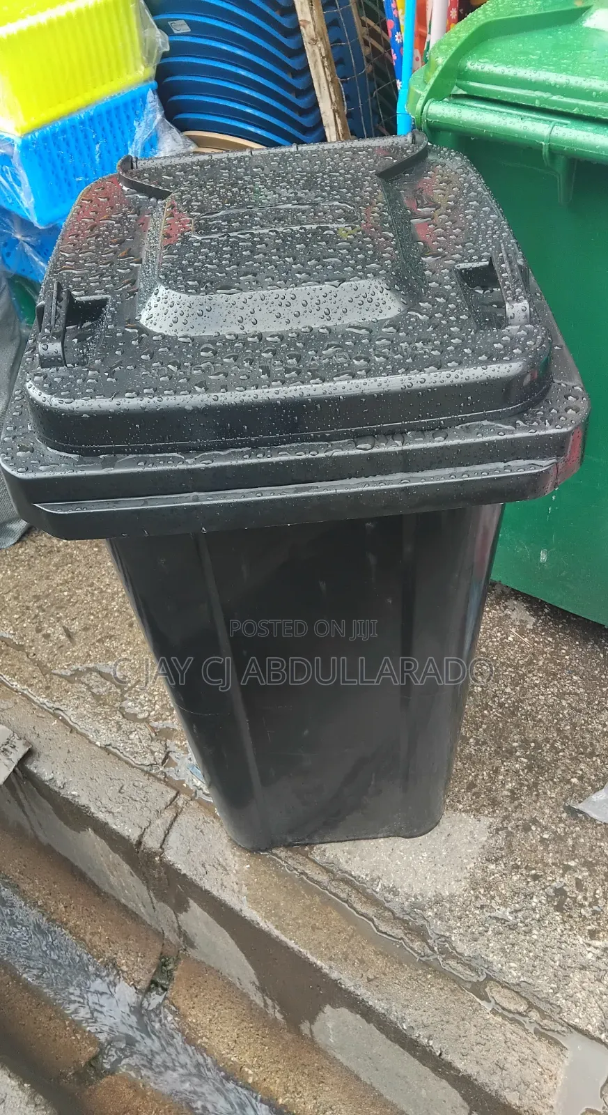 Big Trash Bin With 2 Tire