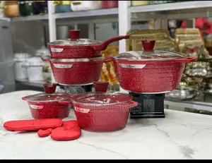 10 Pieces Unique Granite Non Stick Cookware Set