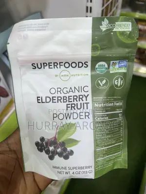Organic Elderberry Fruit Powder - 113g ❗Delivery Only❗