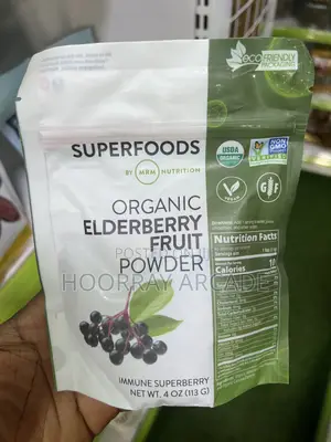 Organic Elderberry Fruit Powder - 113g ❗Delivery Only❗