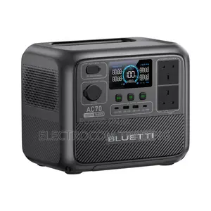 Bluetti Ac70, 1000w, 768wh Lifepo4 Battery, Portable Power Station
