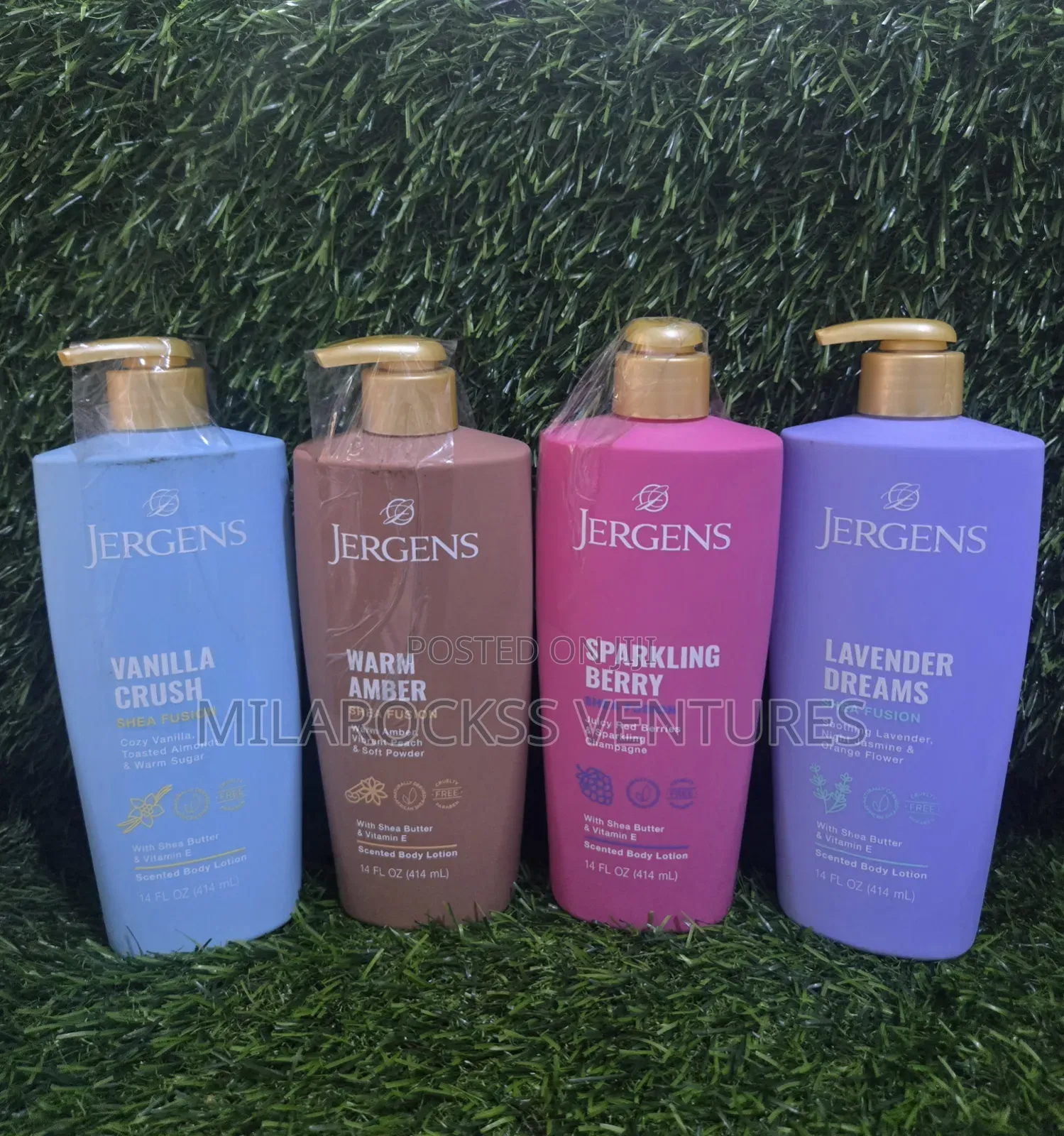 Jergens Scented Body Lotions. 414ml.