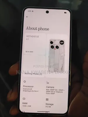 Nothing Phone 3 512 GB White