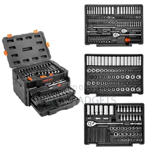 450 -piece Metric And Standard (Sae) Mechanics Tool Set With Hard Case