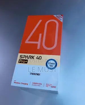 New Tecno Spark 40 Pro+ 256 GB Black