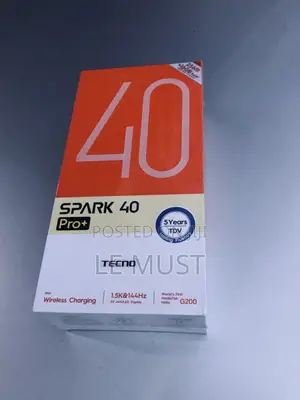 New Tecno Spark 40 Pro+ 256 GB Black
