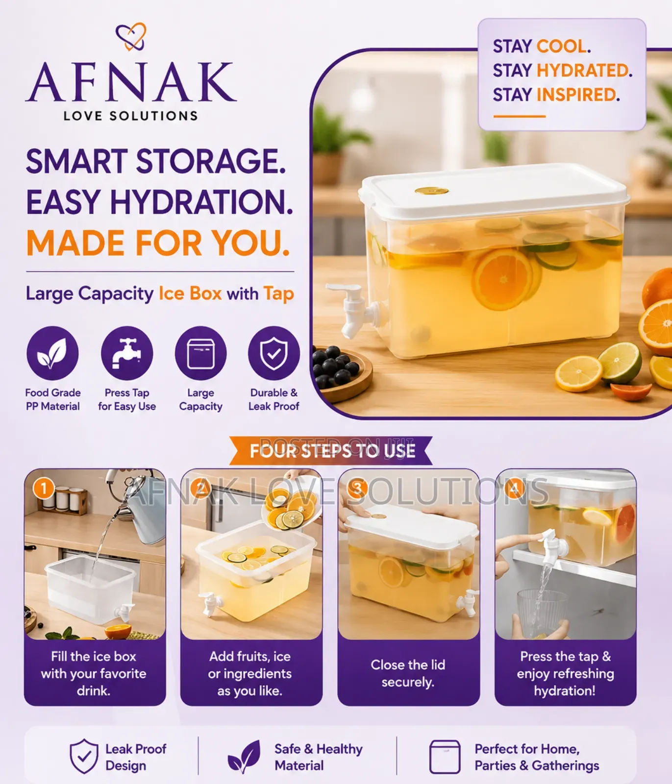 6.5 Litters Juice And Drinks Dispenser