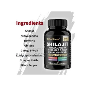 Wins Town Shilajit 8 in 1 Capsules - 60 Capsules