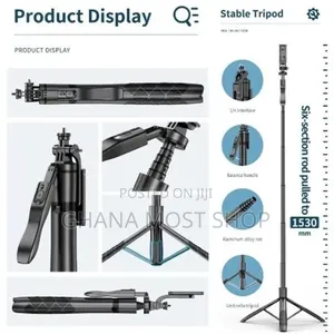 L16 Long Selfie Stick Tripod With Bluetooth for Smartphones,Camera