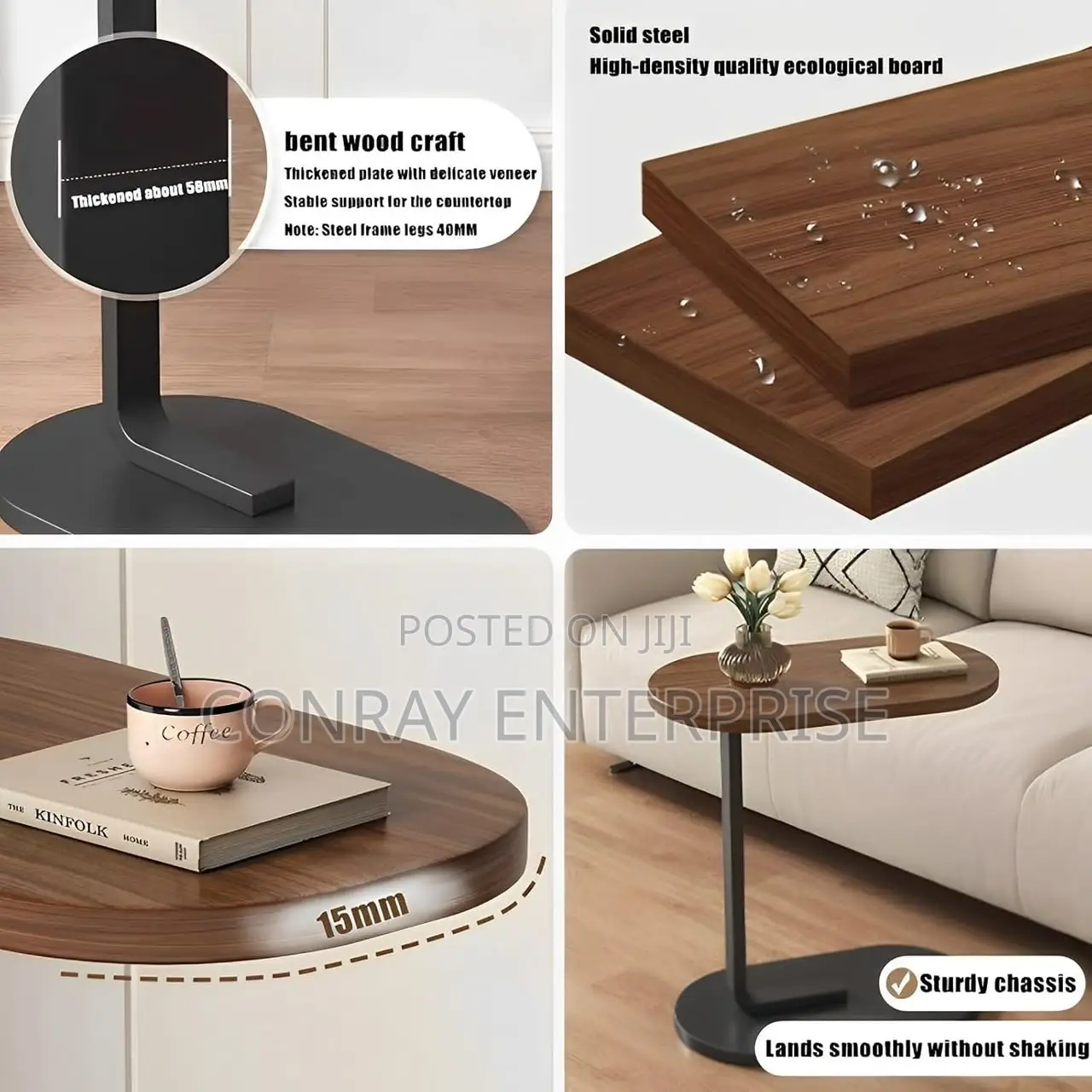 C-Shaped Coffee Table