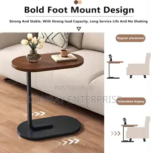 C-Shaped Coffee Table