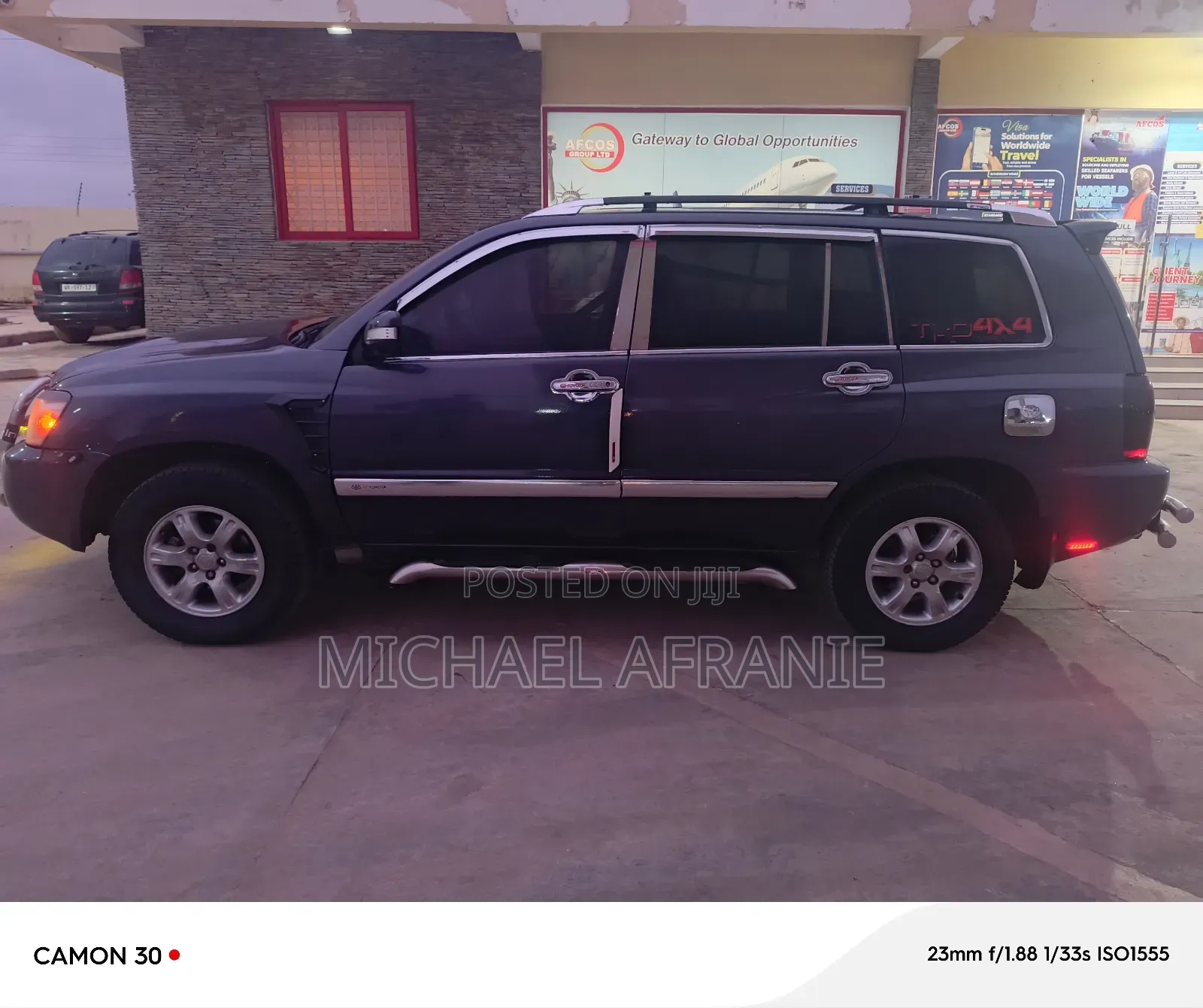 Toyota Highlander 4x4 2005 Black