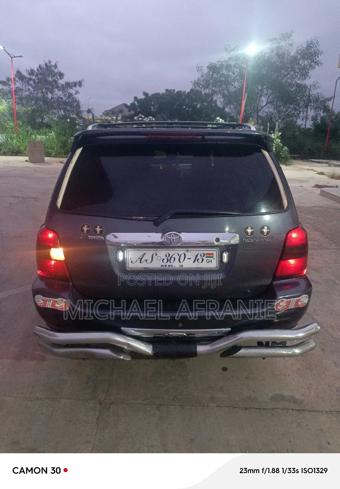 Toyota Highlander 4x4 2005 Black