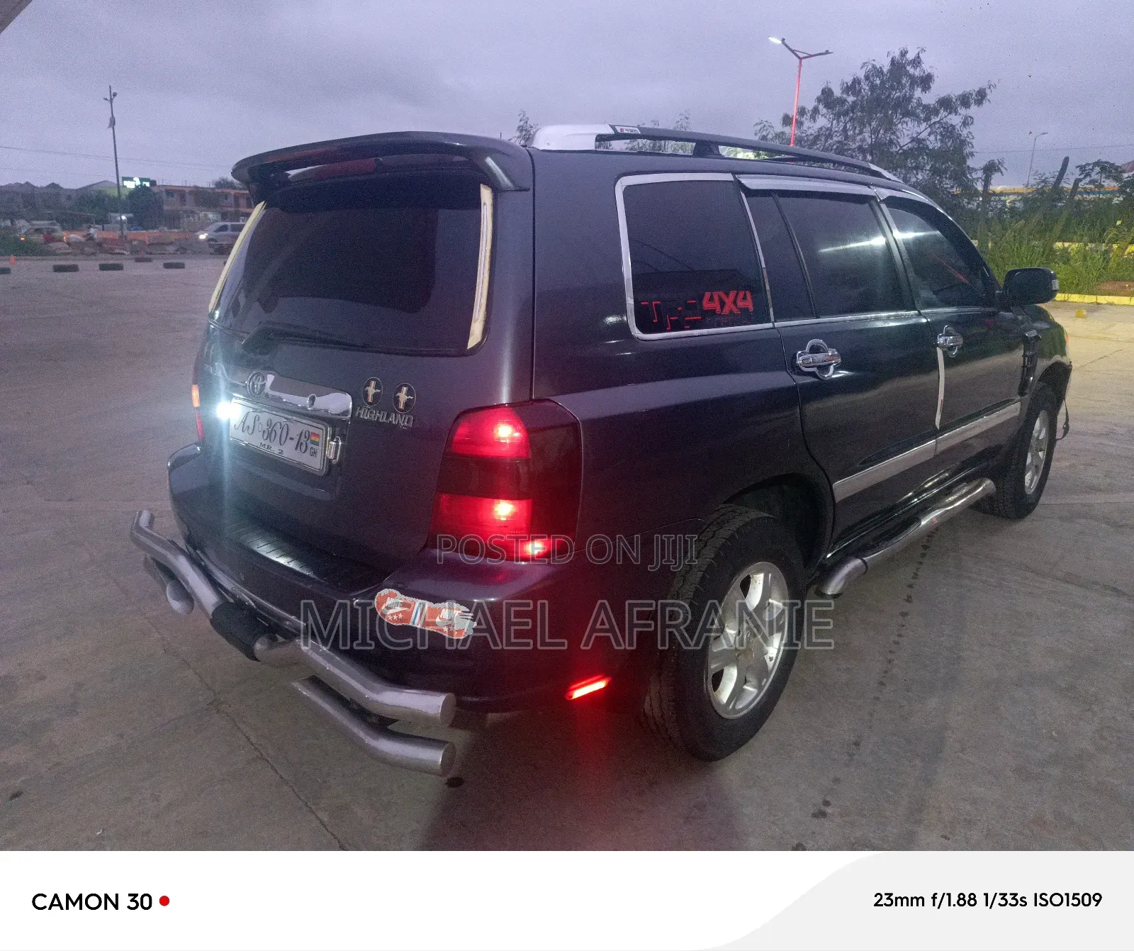 Toyota Highlander 4x4 2005 Black