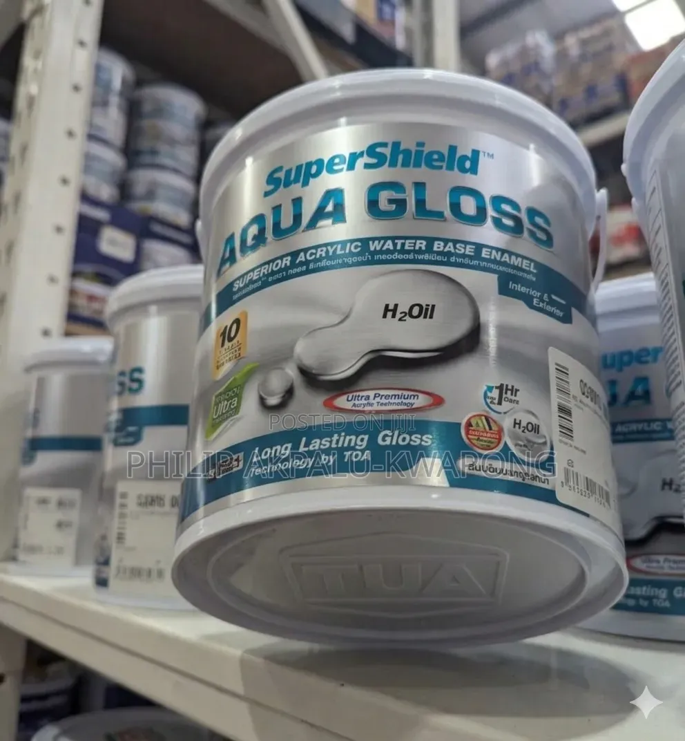 Supershield Aqua Gloss Superior Acrylic Water Base Enamel