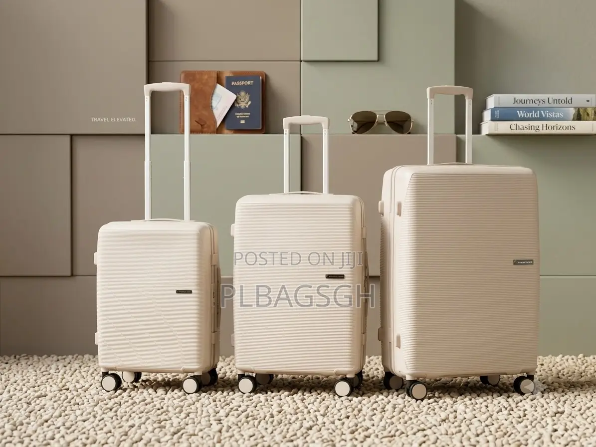 Zipless Luxurious Three in One Luggage Unbreakable Potable to Handle