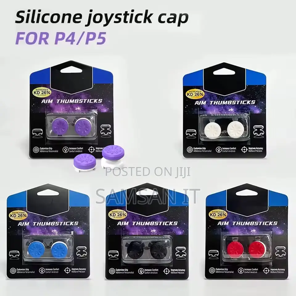 Original Kontrolfreek Silicon Thumb Grips For Ps5/Ps4/Xbox Controllers