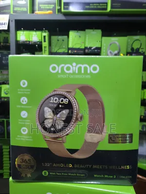 Oraimo Watch Muse 2 1.32" Amoled Diamond Appearance Smart Watch