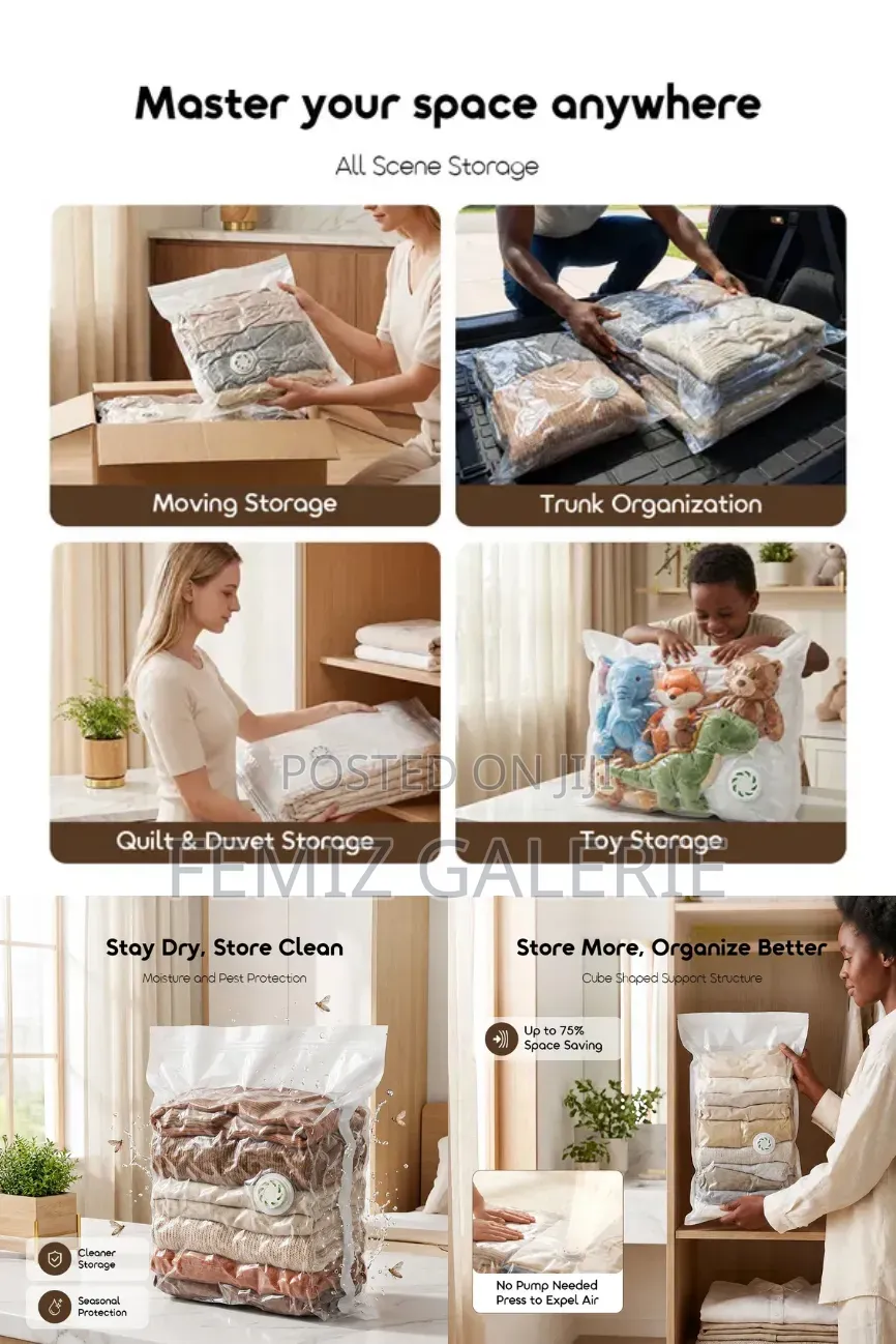 Oraimo Venusvac Translucet Vacuum Storage Bags