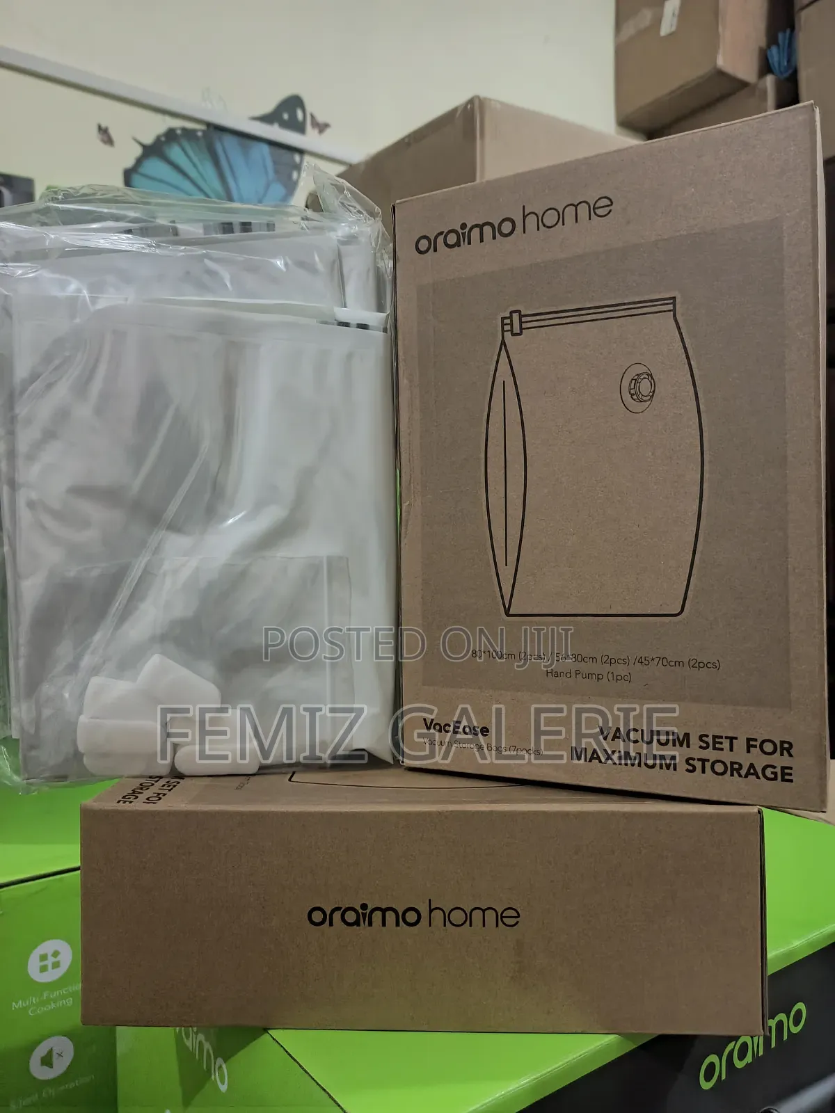 Oraimo Vacease Compact Durable Vacuum Storage Bags-6 PCS