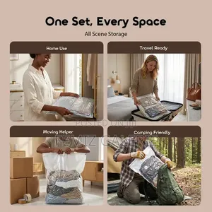Oraimo Vacease Compact Durable Vacuum Storage Bags-6 PCS