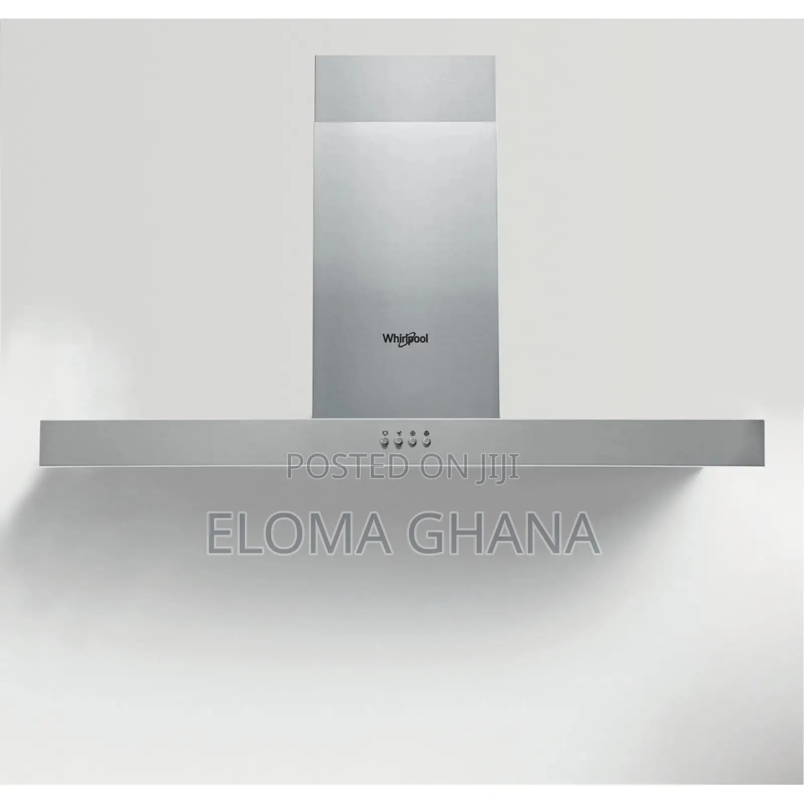 Whirlpool 90cm Chimney Cooker Hood| Stainless Steel - WHBS 95 Lm X