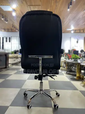 An Orthopedic Leather Office Chair